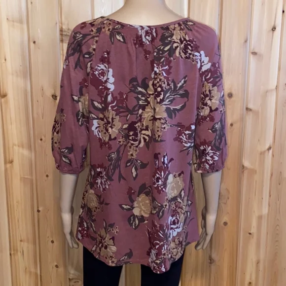 Sonoma Boho Cotton/Modal Top Large - Picture 4 of 6